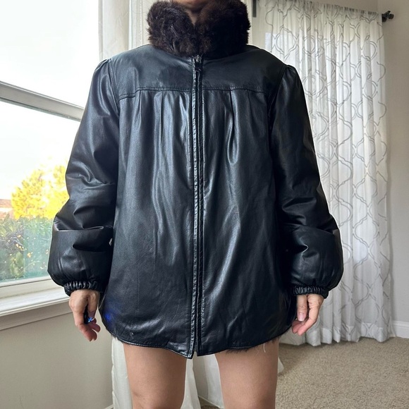 Reversible Fur Jacket - Picture 3 of 8